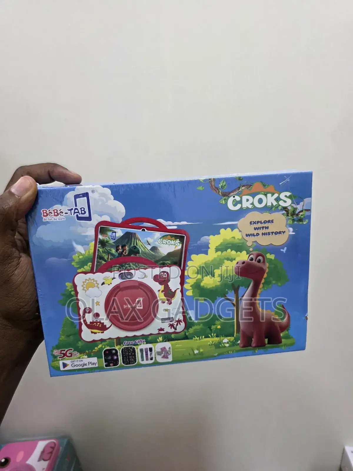 Bebe Tab Croks, 7 Inches Kids Tablet With Strong Kids Cover