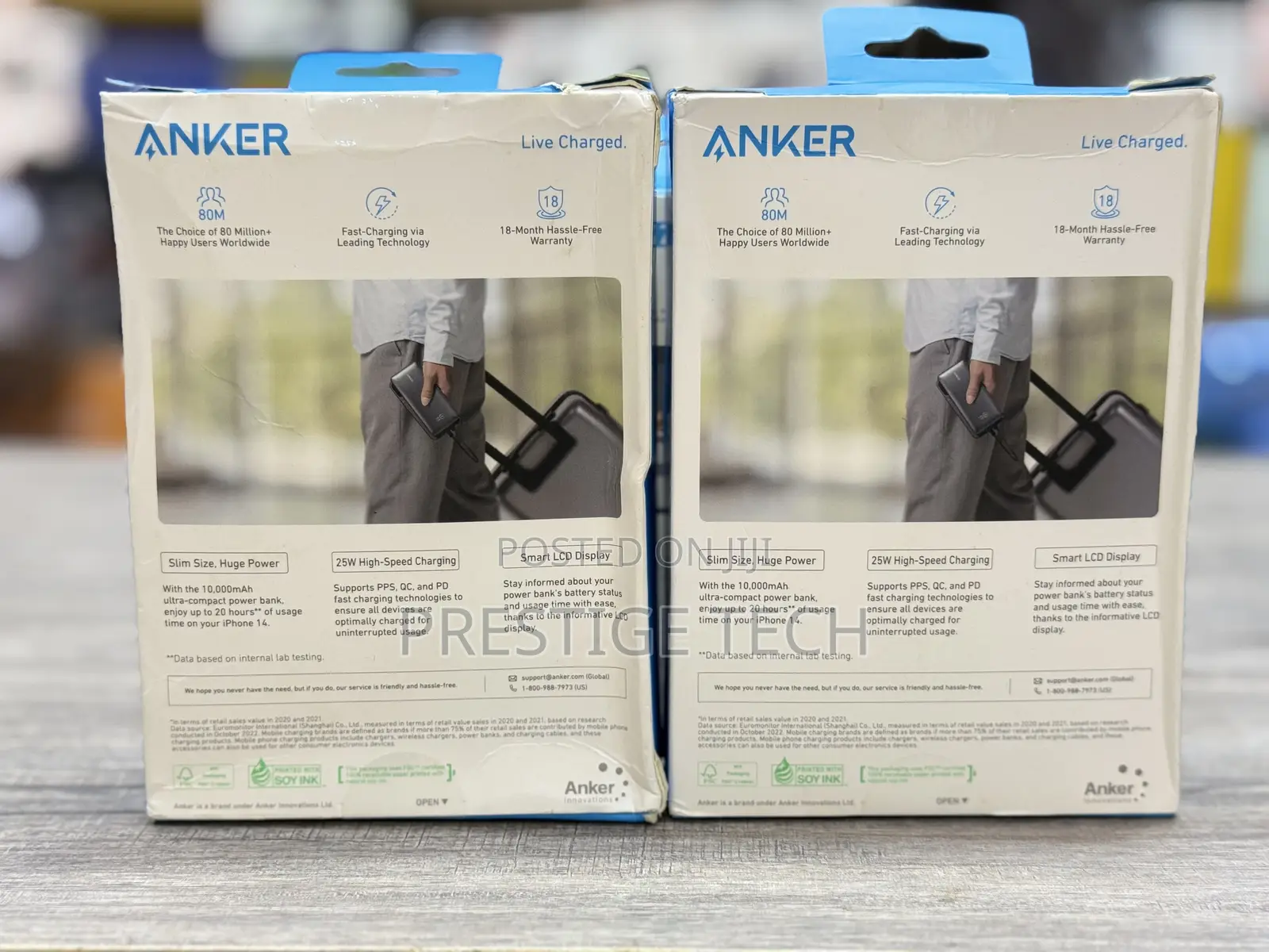 Anker 533 Power Bank 10,000mah 25w (Powercore 25w) Portable Charger