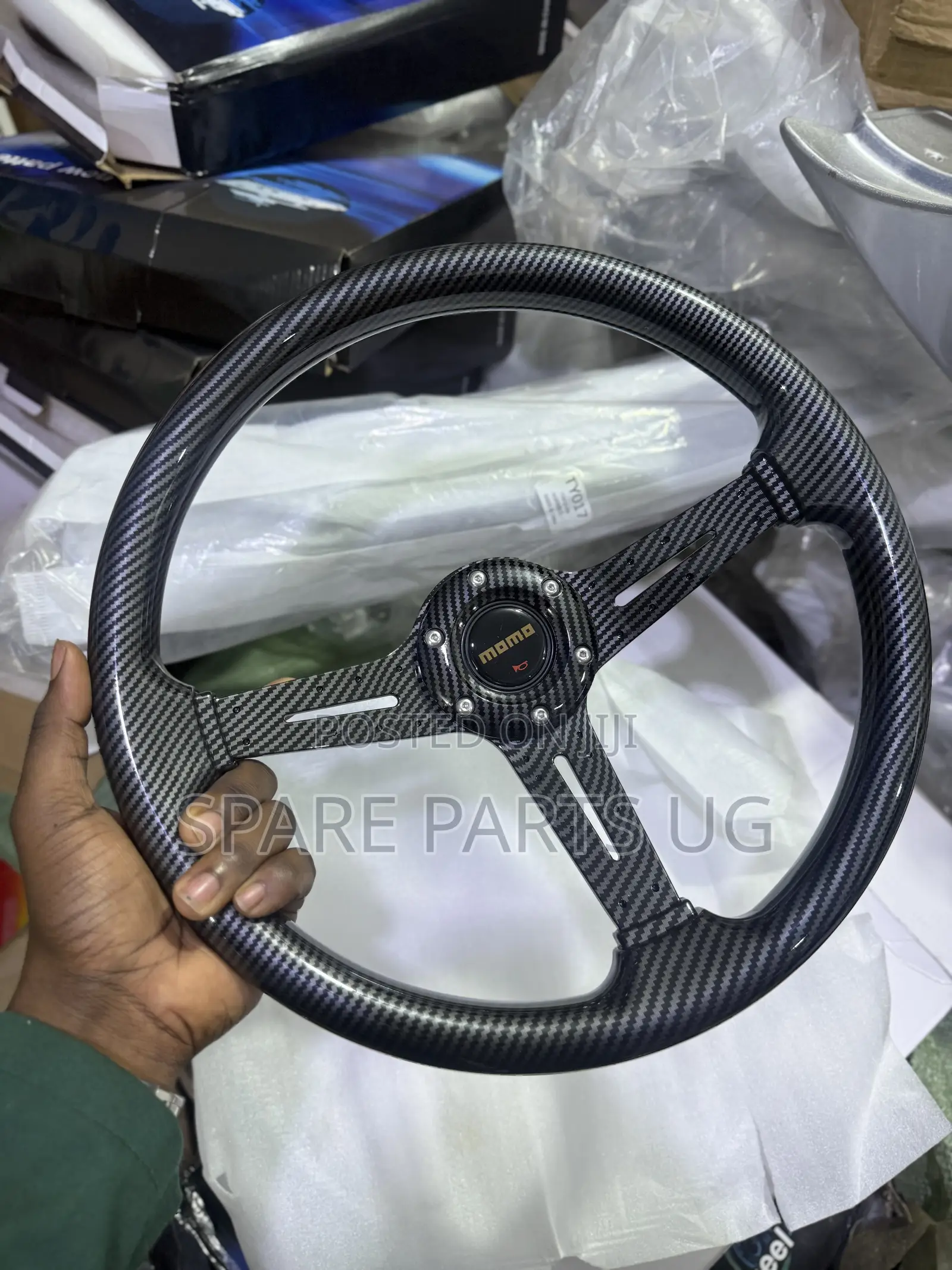 Momo Carbon Fiber Sport Steering Wheel