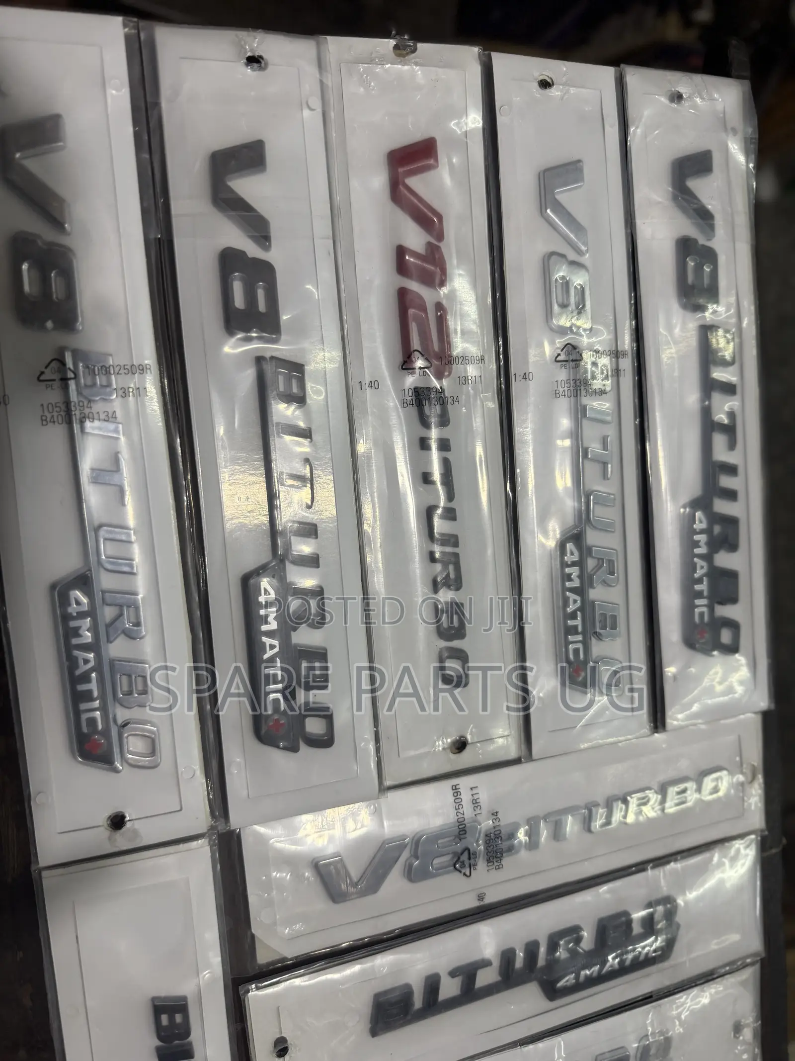 Mercedes Benz V8 , V12 Badges , Emblem