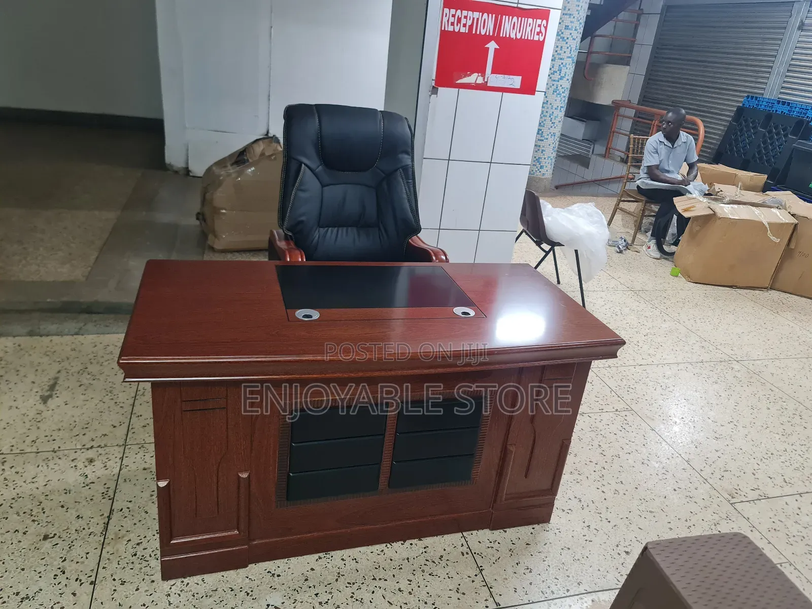 Indoor Executive Office Desks and Chair