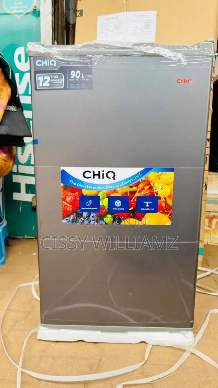 Chiq 120l Single Door Fridge Defrost Refrigerator