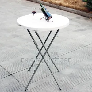 Outdoor High Plastic Table Foldable