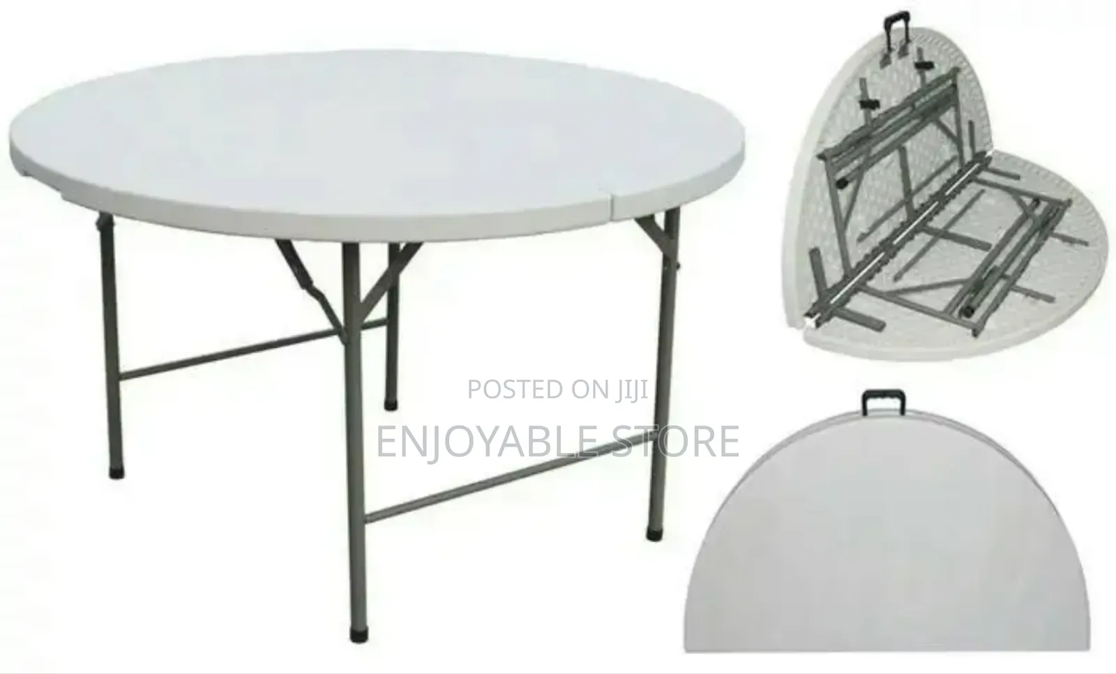 Outdoor Foldable Round Plastic Table