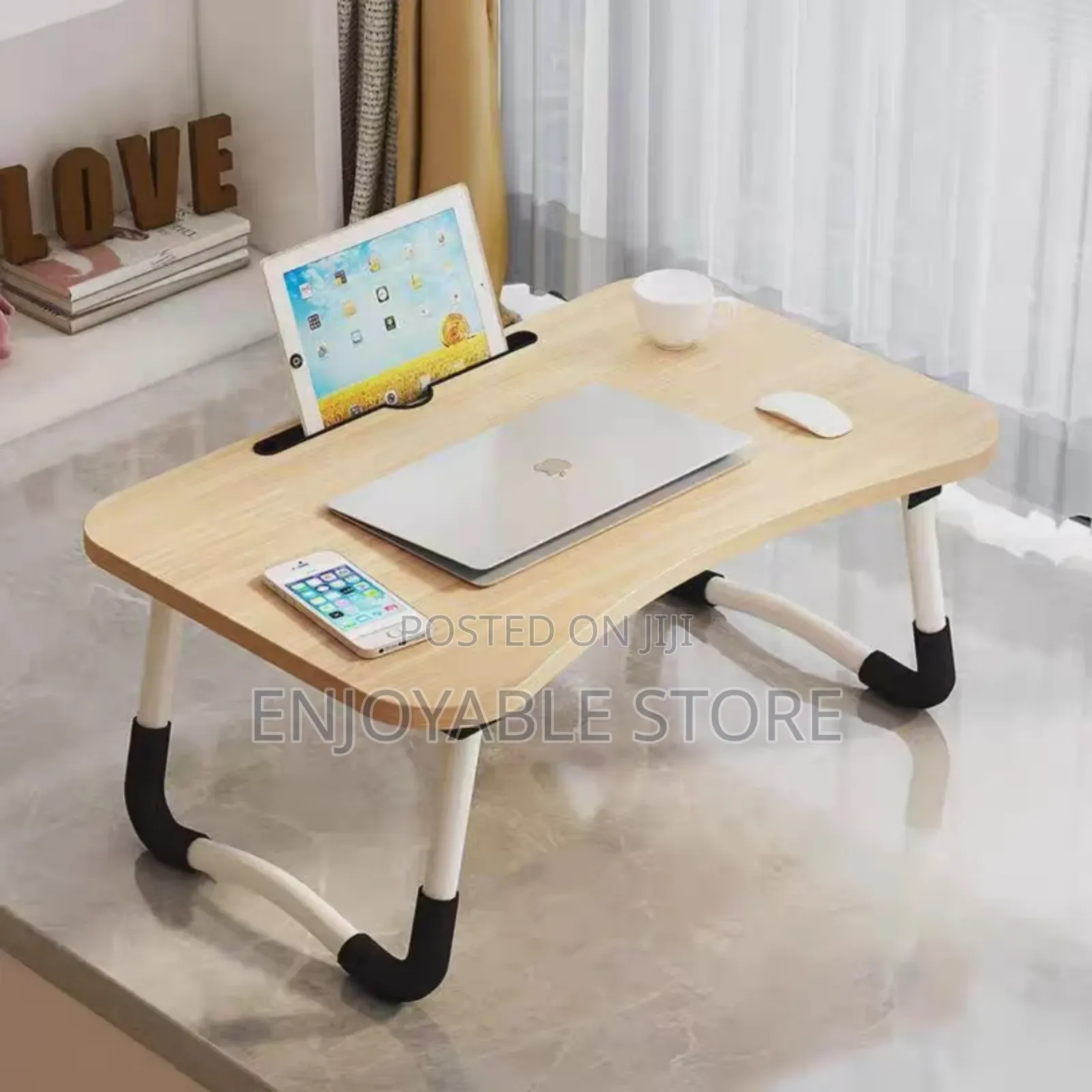 Overbed Foldable Laptop Table for Reading