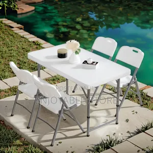 Indoor/Outdoor Picnic Foldable Table and Chairs Set
