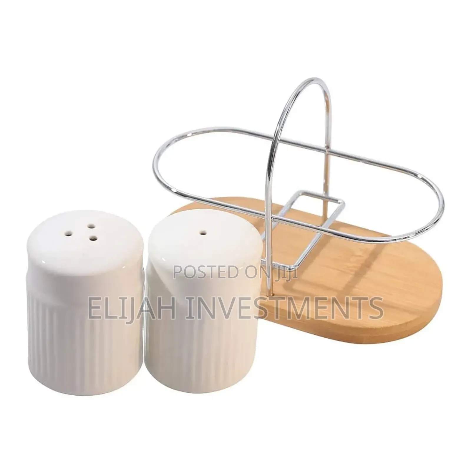 Classic Porcelain Salt and Pepper Shakers for Table