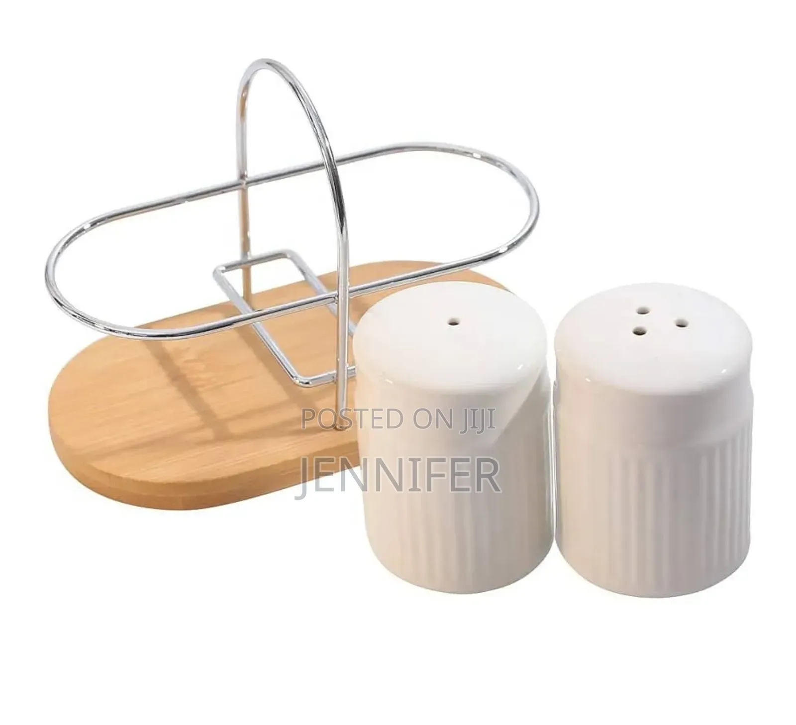 Classic Porcelain Salt and Pepper Shakers for Table