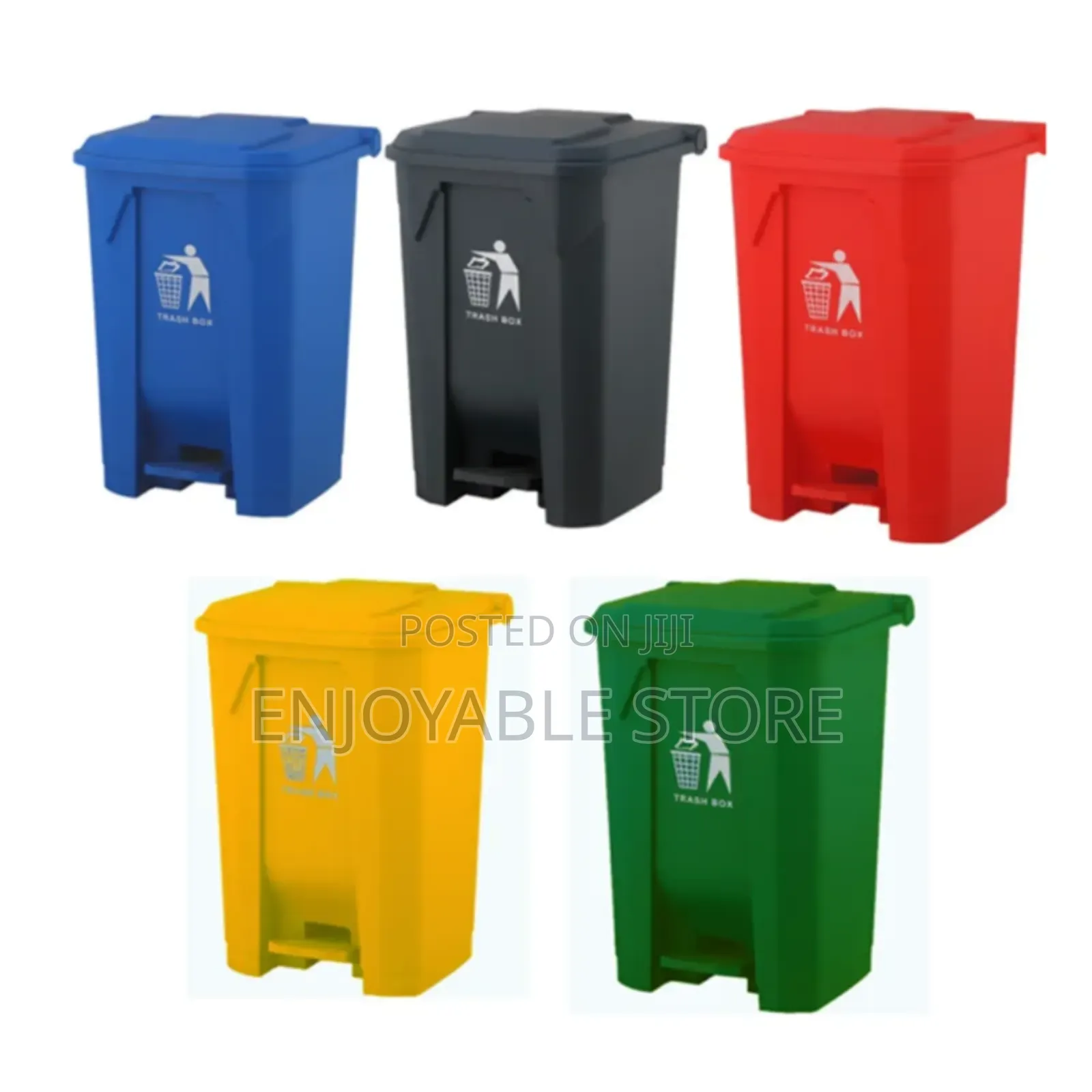 Plastic Dust Bins Step on 50ltrs Kitchen Home Office