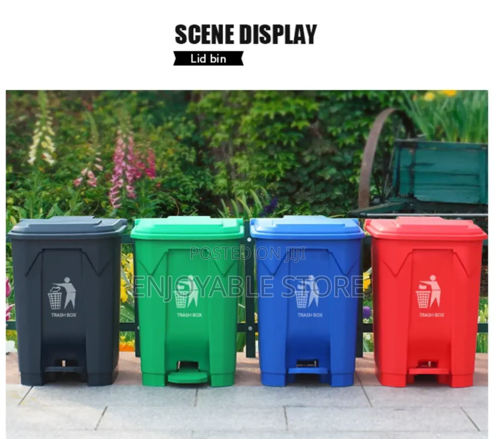 Hdpe Dust Bins Step on 80ltrs