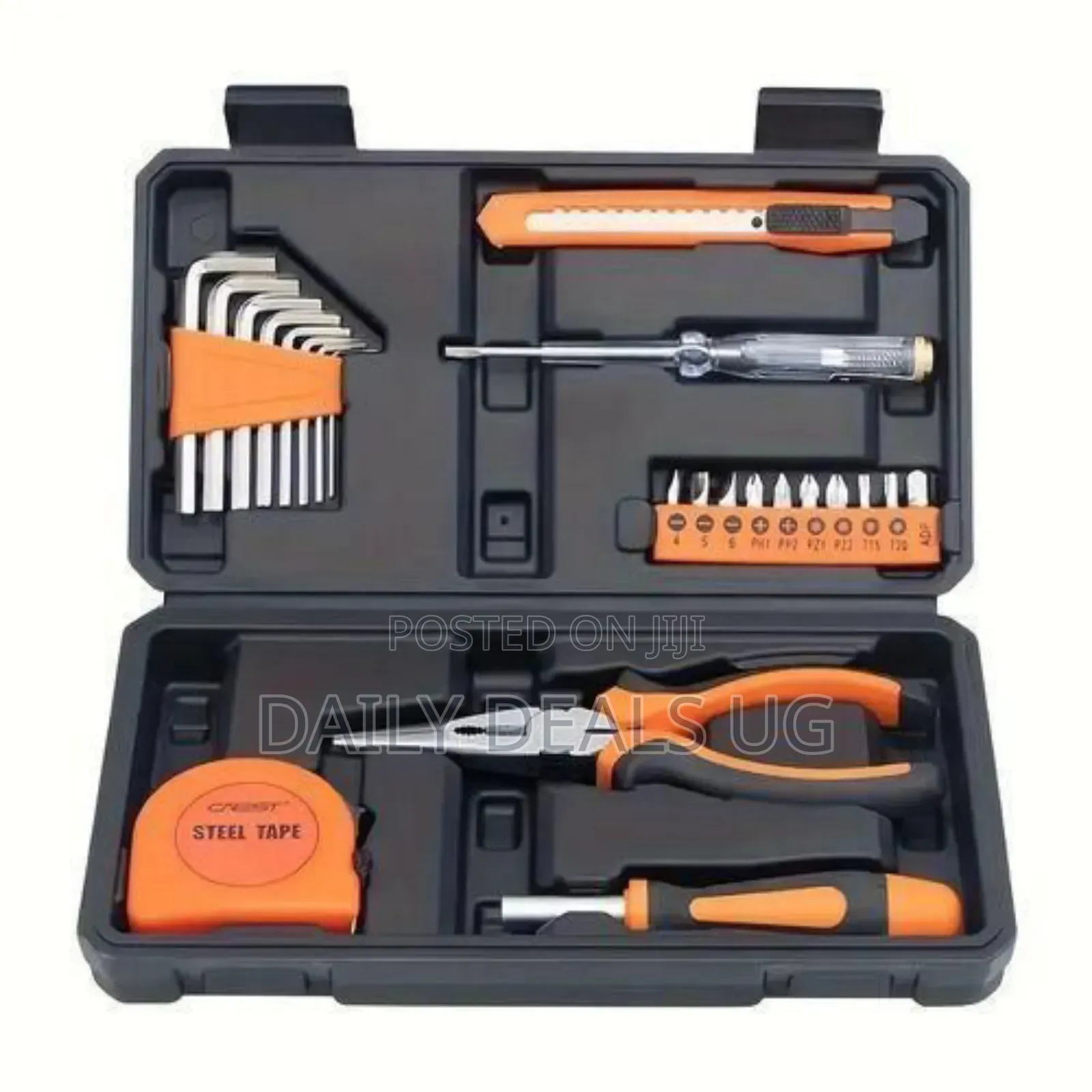 Timbutus 23pcs Hard Ware Home Repair Tool Set
