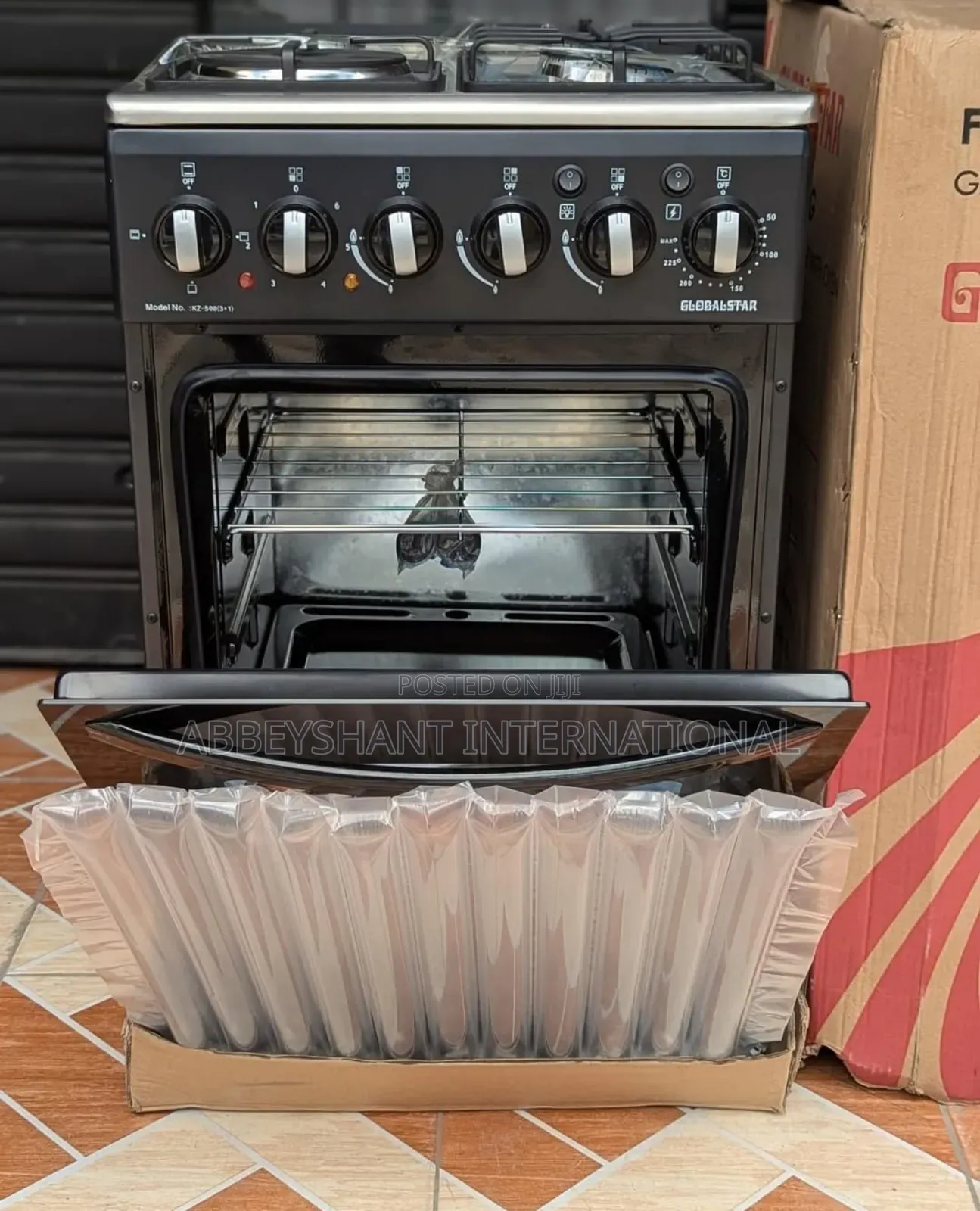 60x60 Sized Cooker With 3 Gas 1 Electric and Electric Oven
