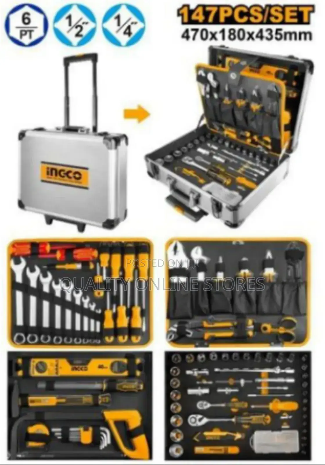 147 Piece Hand Tools Set