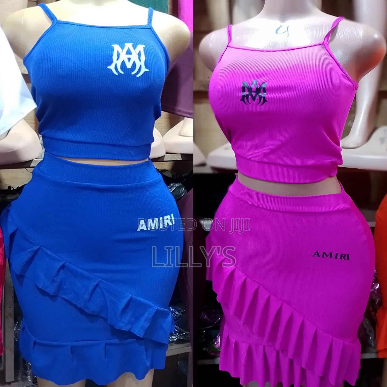 Two Piece Outfit, Sleeveless Top, Bodycon Skirt
