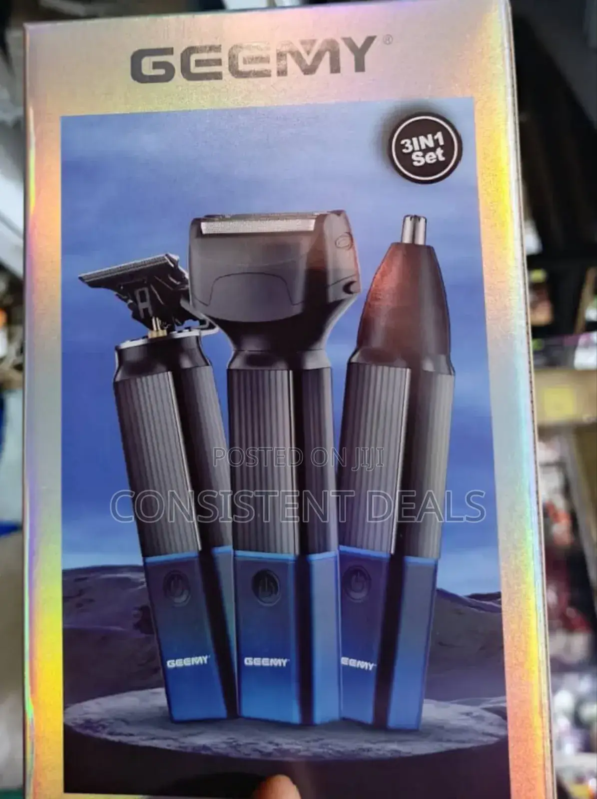 Geemy 3in1 Travel Rechargeable Shaver Set