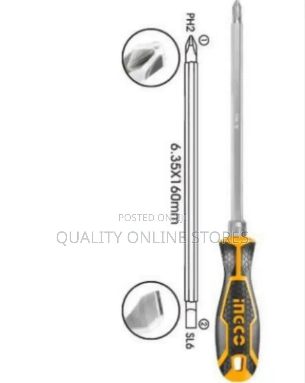 Ingco 2 in 1 Screwdriver Set