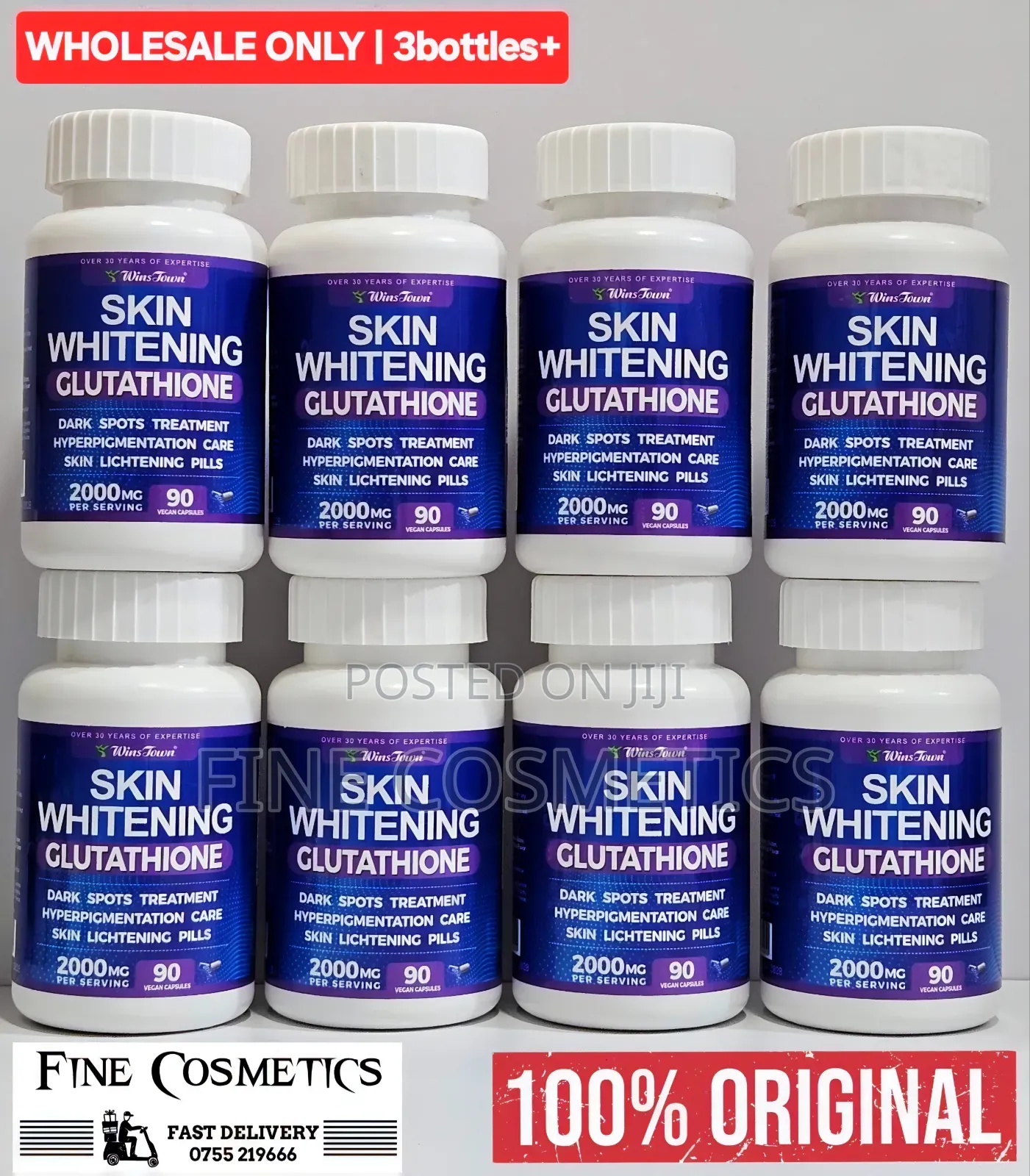 Wholesale Only, Skin Whitening Glutathione Darkspot Lightening Pills