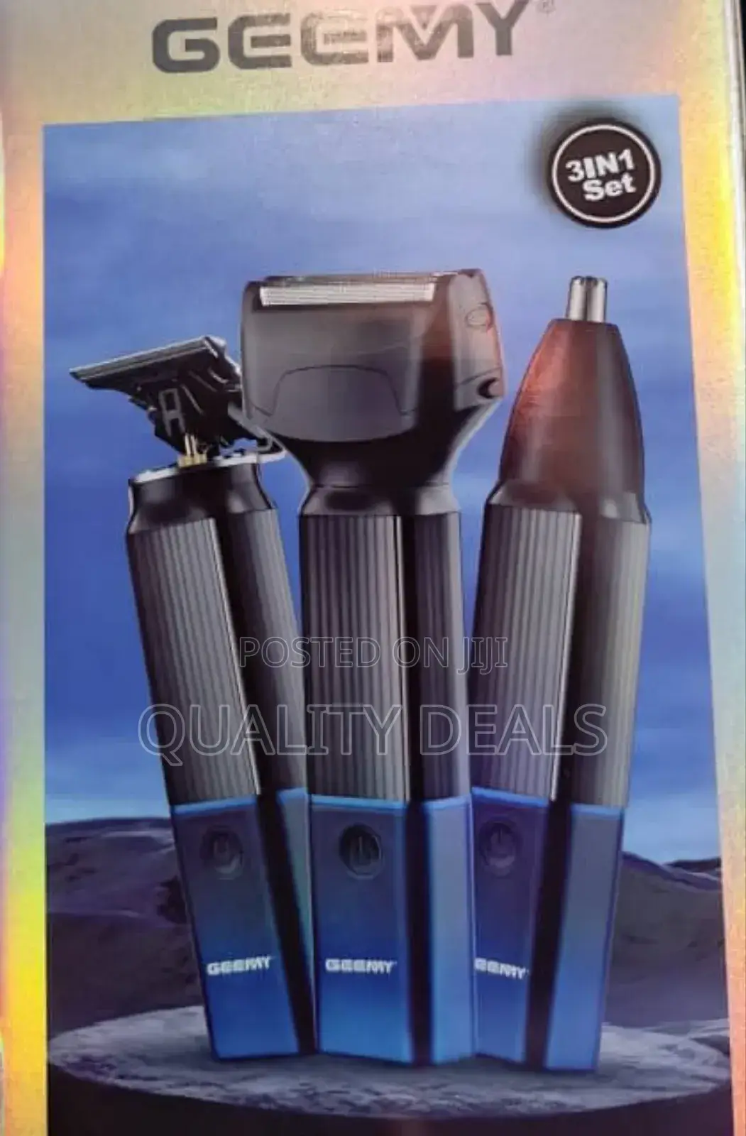 Geemy 3in1 Rechargeable Shaver Set