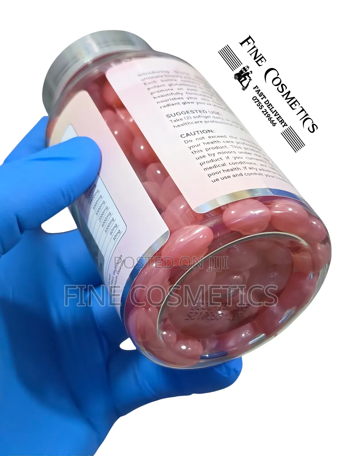 Gluta White Blend Softgels | Skin Whitening Glowing .Mg Caps