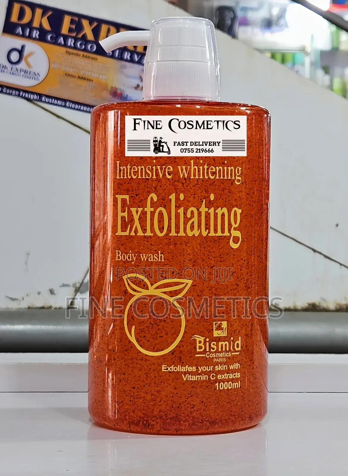 Bismid Intensive Whitening+Exfoliating Vitamin C Body Wash Shower Gel