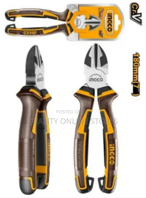 Ingco 3 PCS High Leverage Pliers Set Insulated Pliers-Yellow/Black