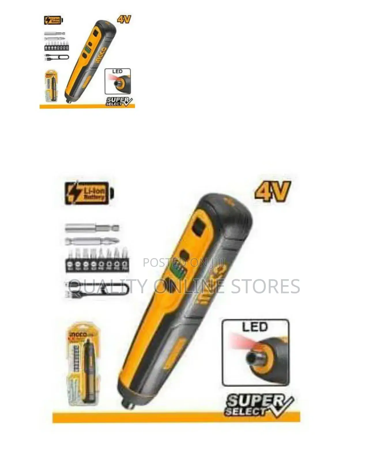 Ingco Lithium-Ion Cordless Screwdriver