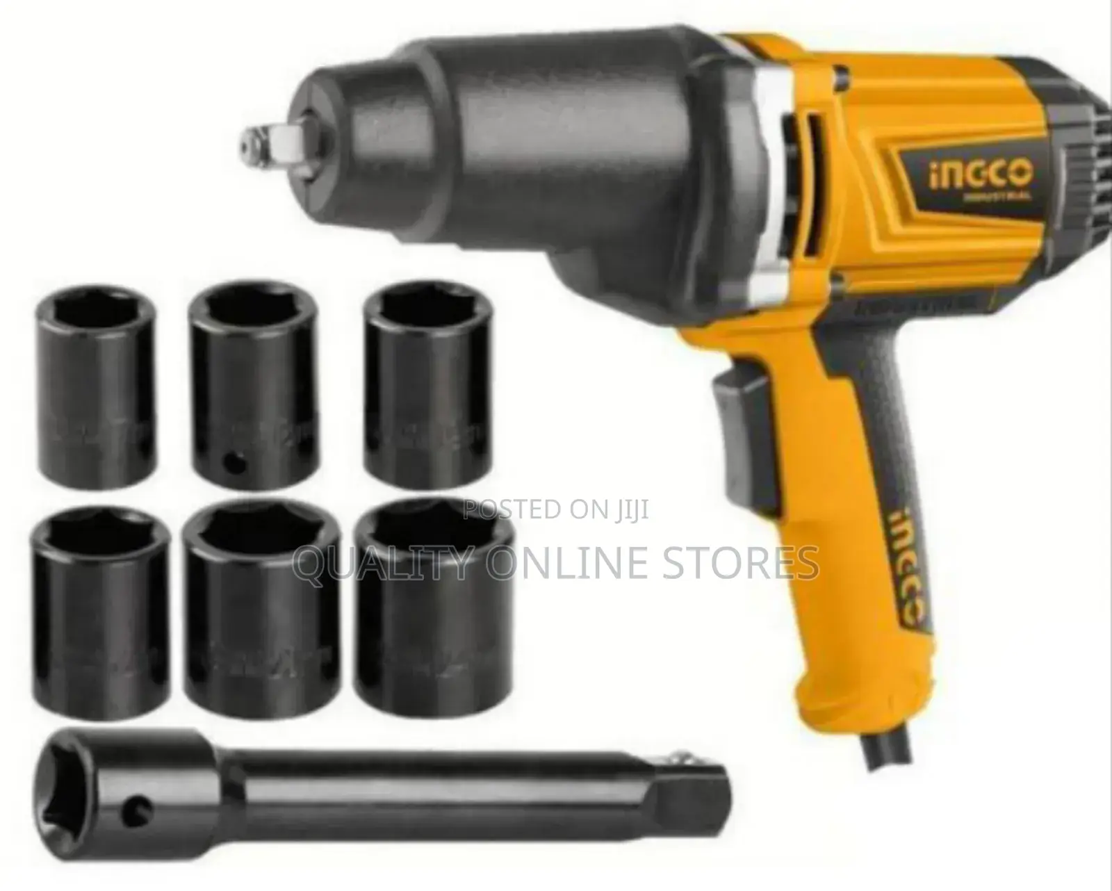 Ingco Iw10508 Impact Wrench 1050w - Black/Orange
