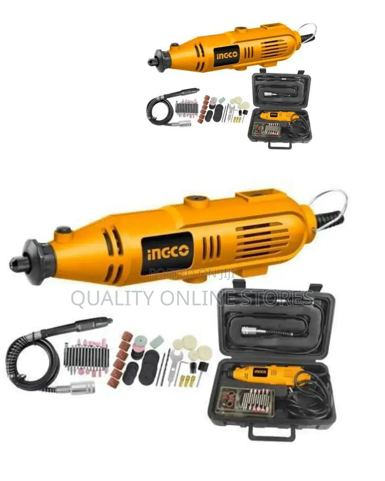Ingco Mini Grinder Voltage:220-240v~50/60hz 130w - Orange,