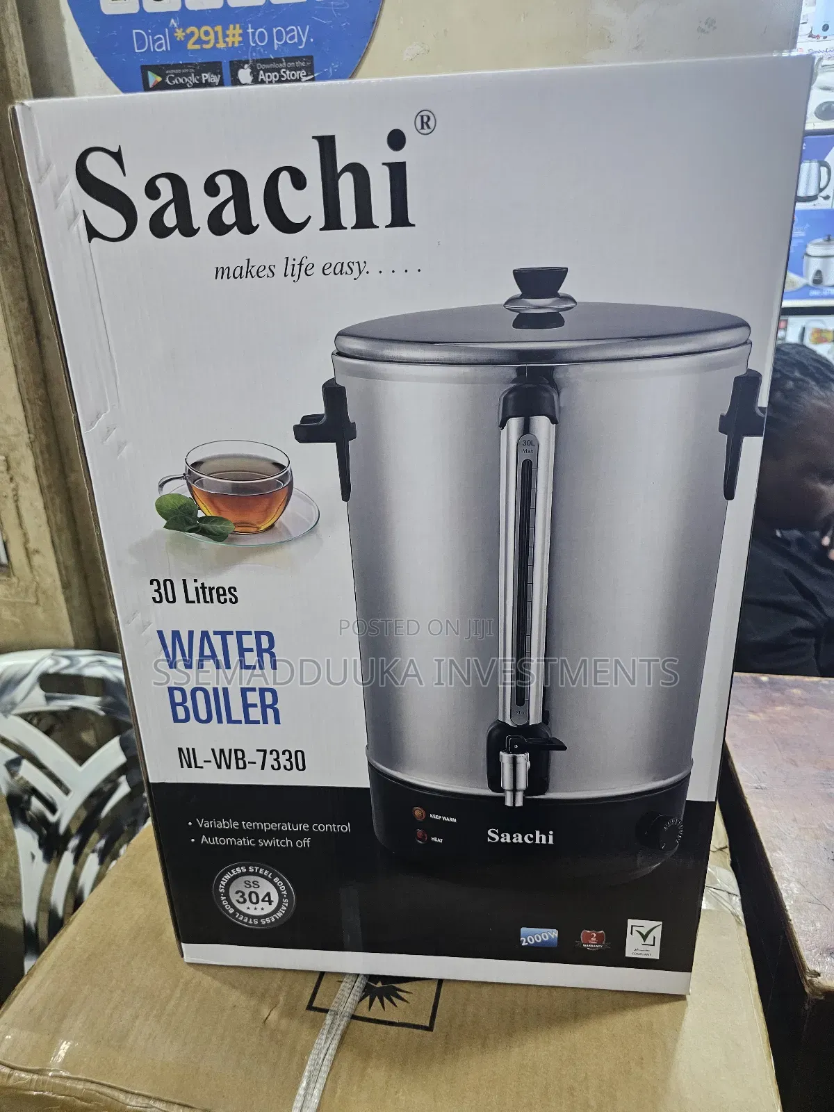 Saachi 30 Litres Electric Water Boiler
