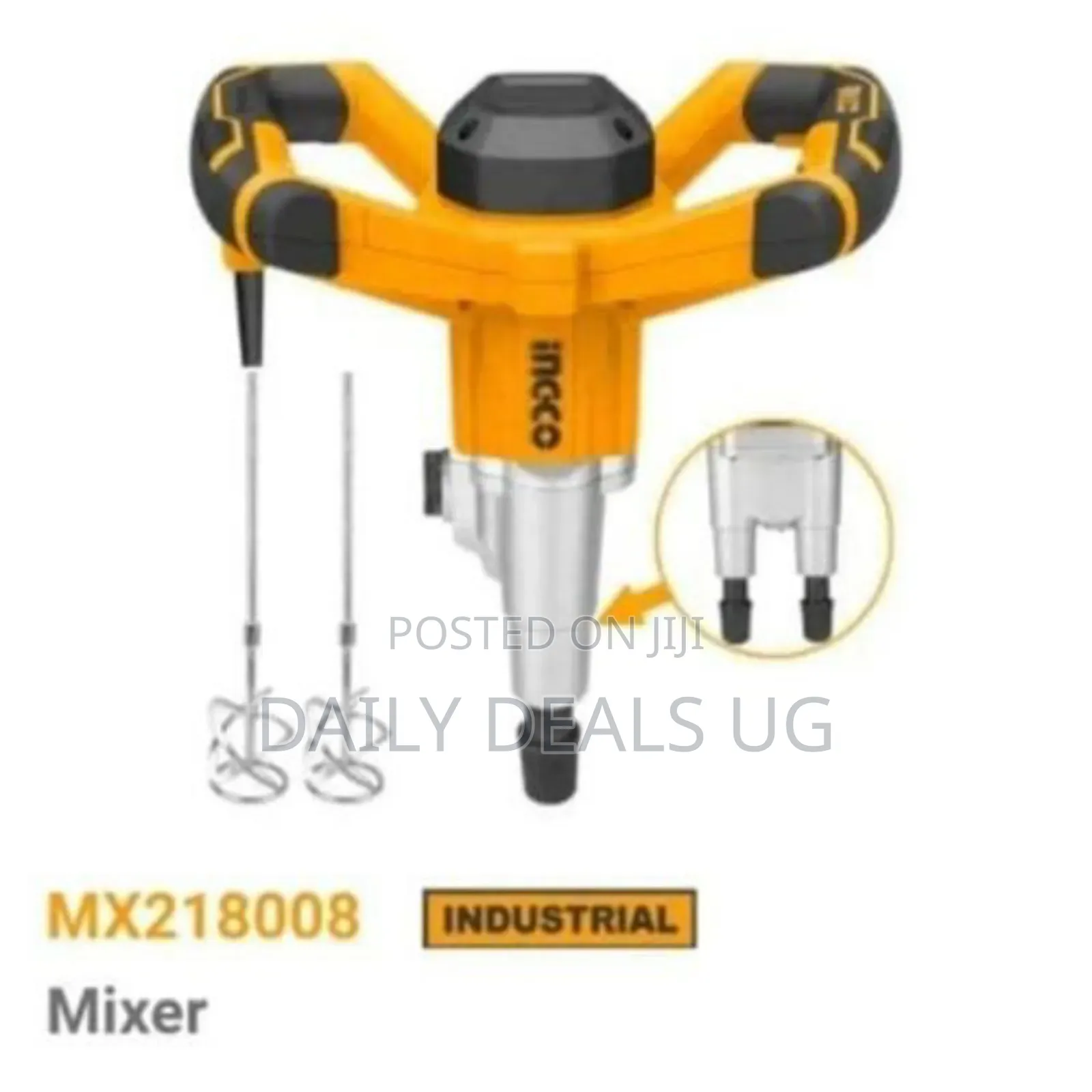 Ingco Industrial Hand Mixer Paint With Double Rod-1800w