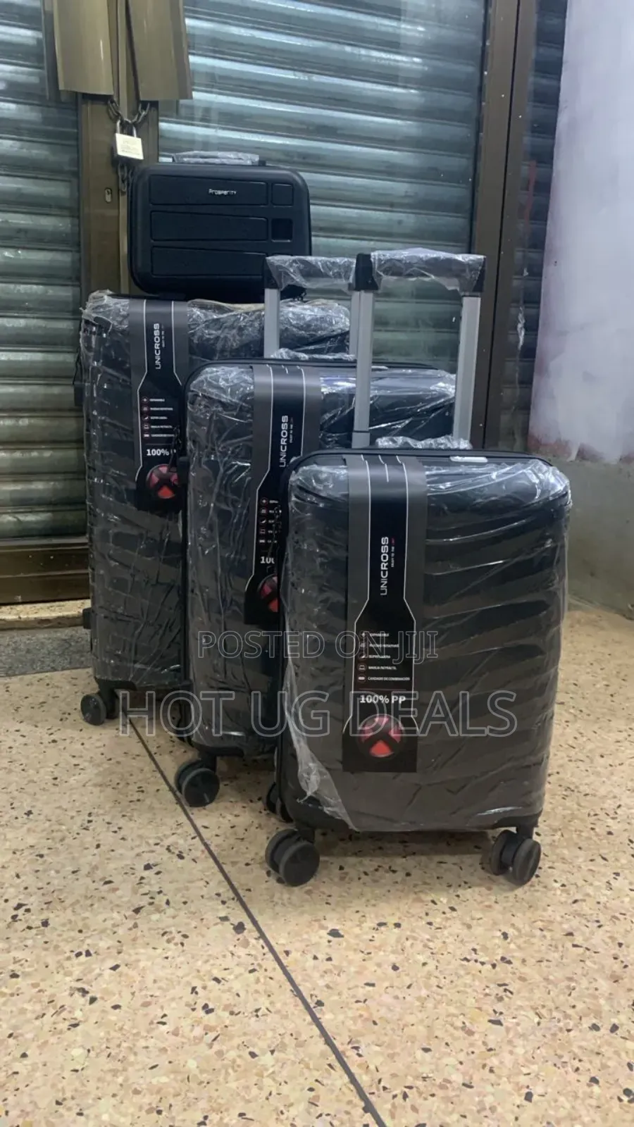 Set Of 4-in-1 Unbreakable Rubber Waterproof Suitcases- Multi Designs