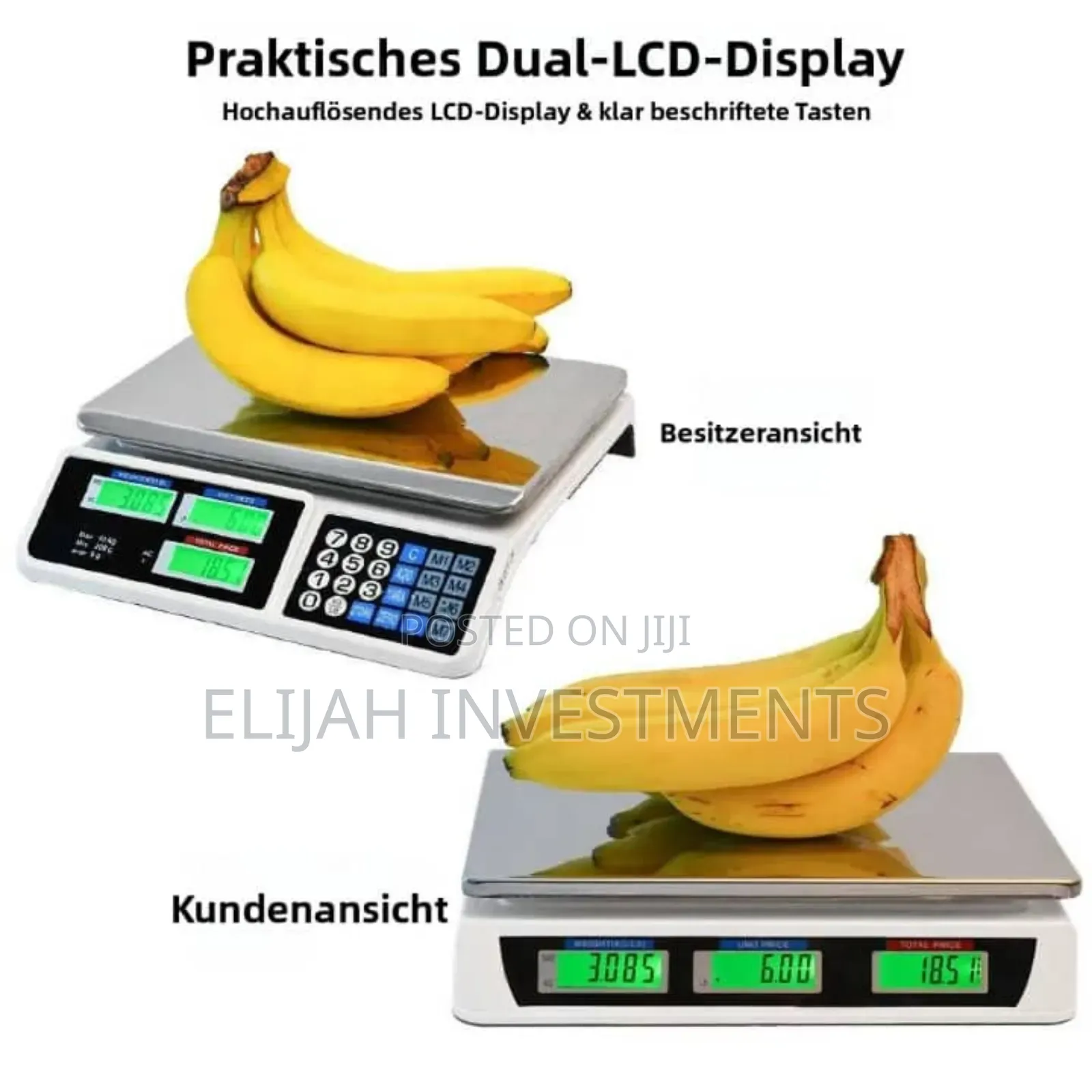 Good 40kg Rechargeable Price Computing Scale