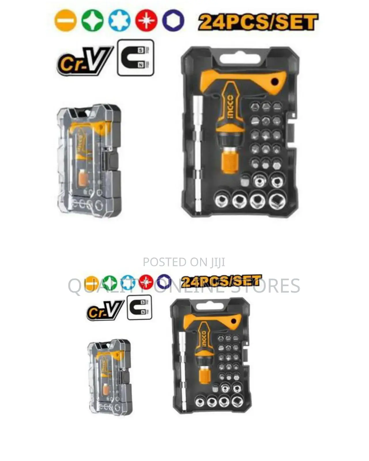 Screwdriver Kit Handle Type T 24pcs