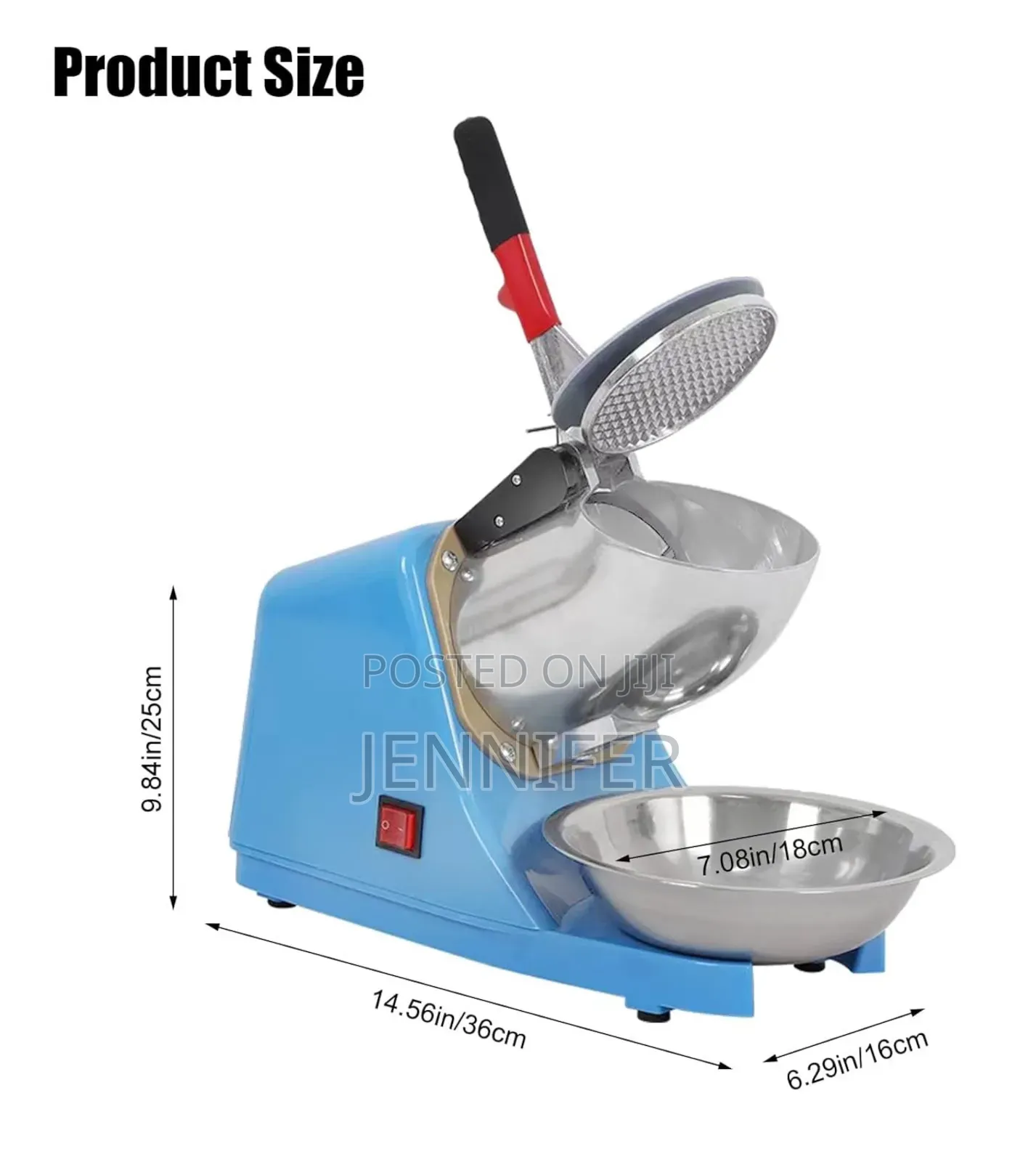 Stainless Steel Electric Ice Crusher Machine