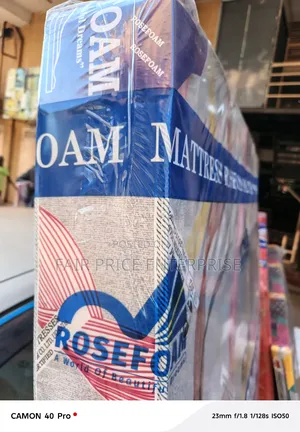 Rose Foam Mattress Highest Quality 5x6 By6 Inches Sealed Cover