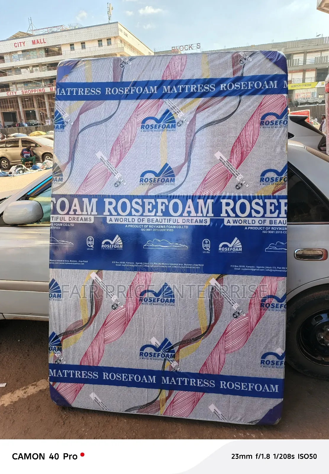 Rose Foam Mattress Super Deluxe 4x6 By6 Inches