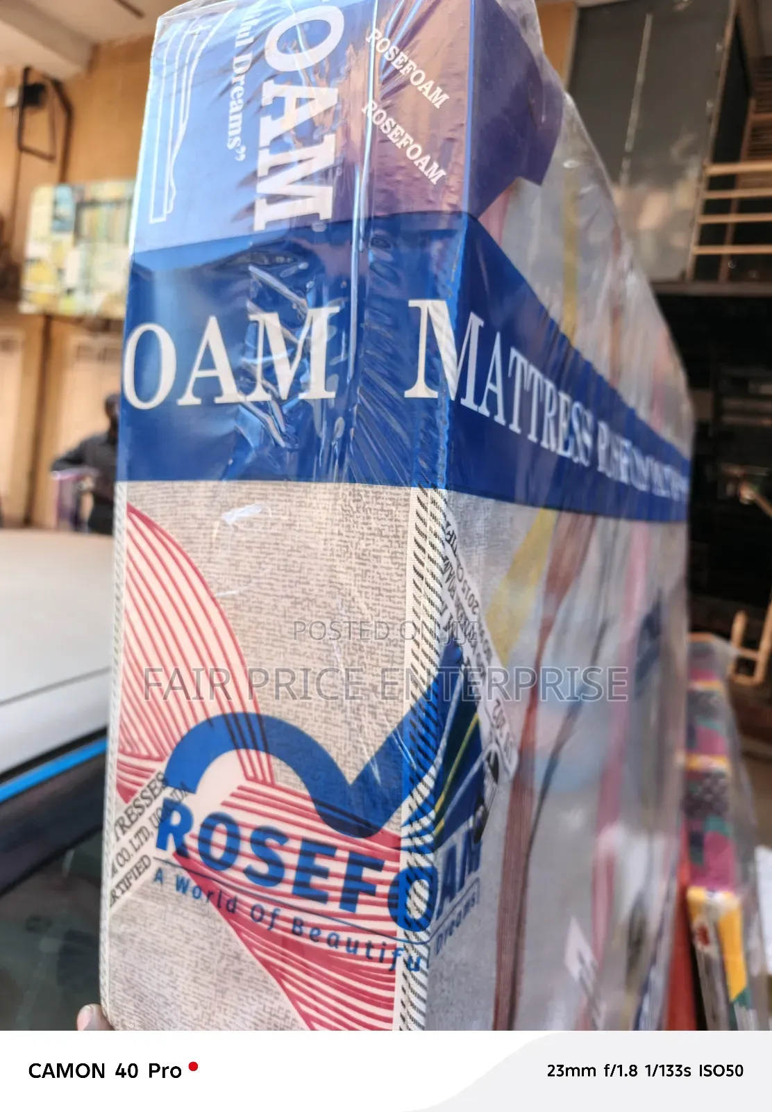 Rose Foam Mattress Super Deluxe 4x6 By6 Inches
