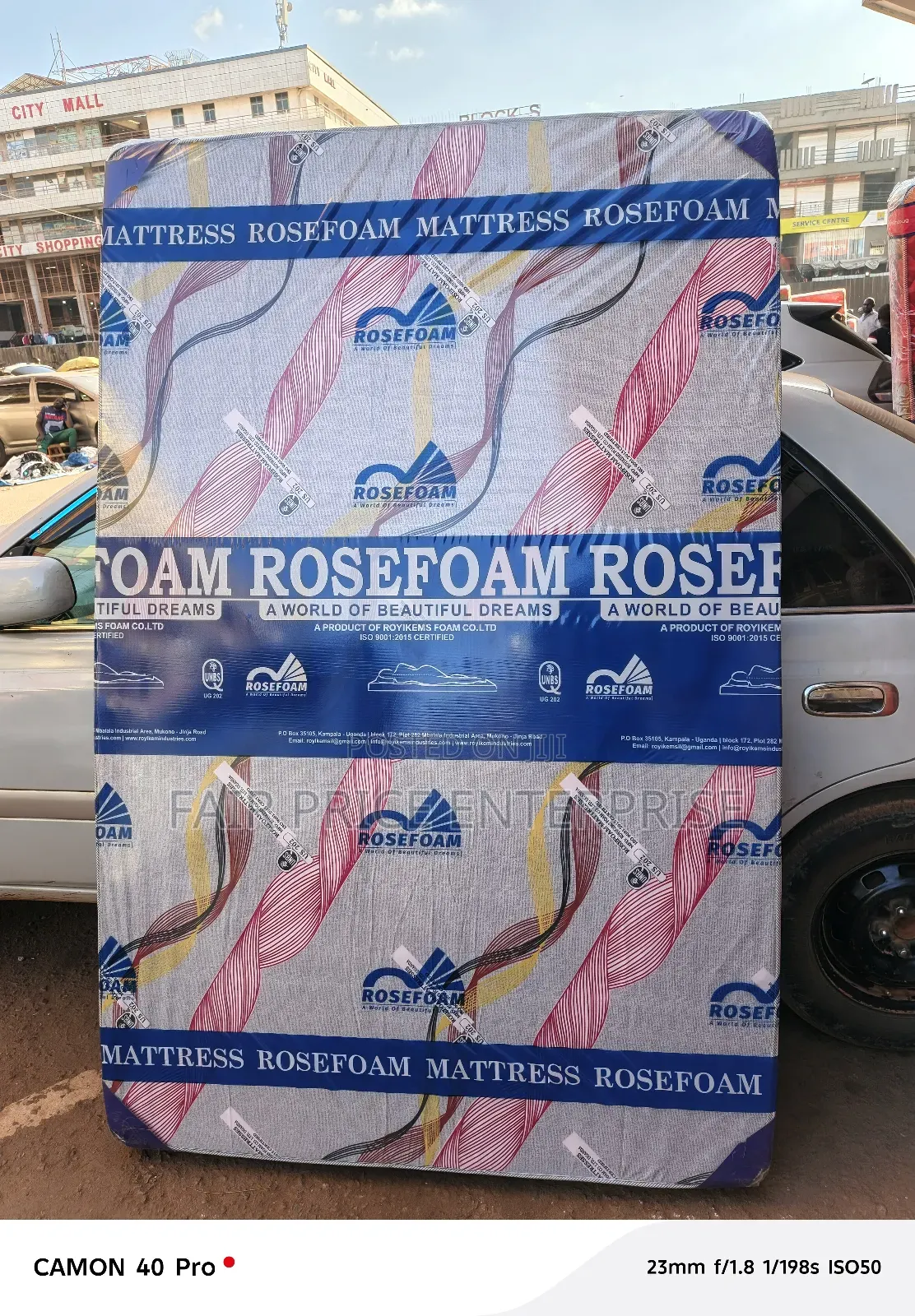 Rose Foam Mattresses 5x6 By6 Inches Sealed Cover Highest Quality