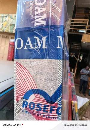 Rose Foam Mattresses 5x6 By6 Inches Sealed Cover Highest Quality