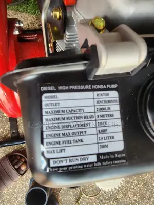 Honda Diesel High Pressure Pump 3" 200m Head