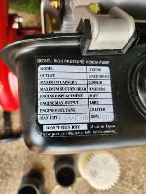 Honda Diesel High Pressure Pump 3" 200m Head