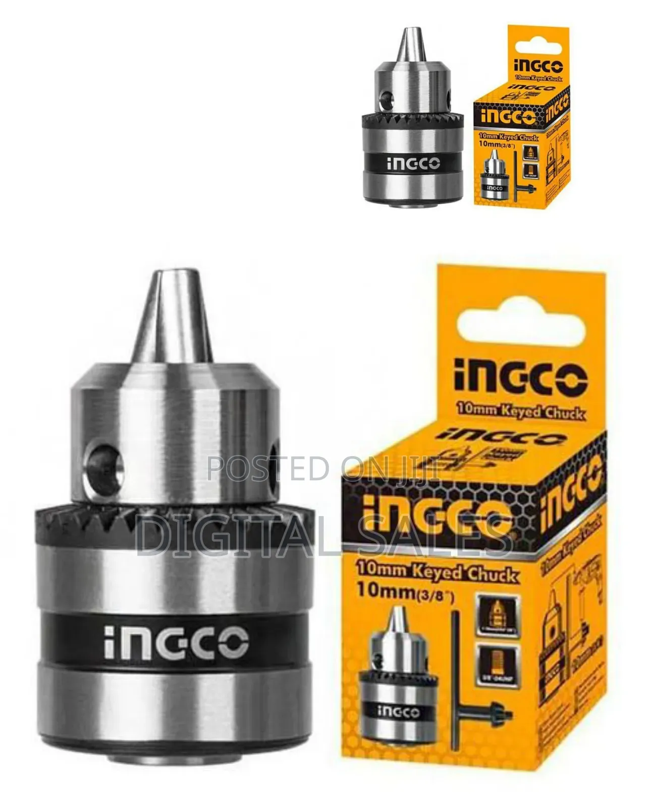 Ingco Key Chuck 10mm - Silver
