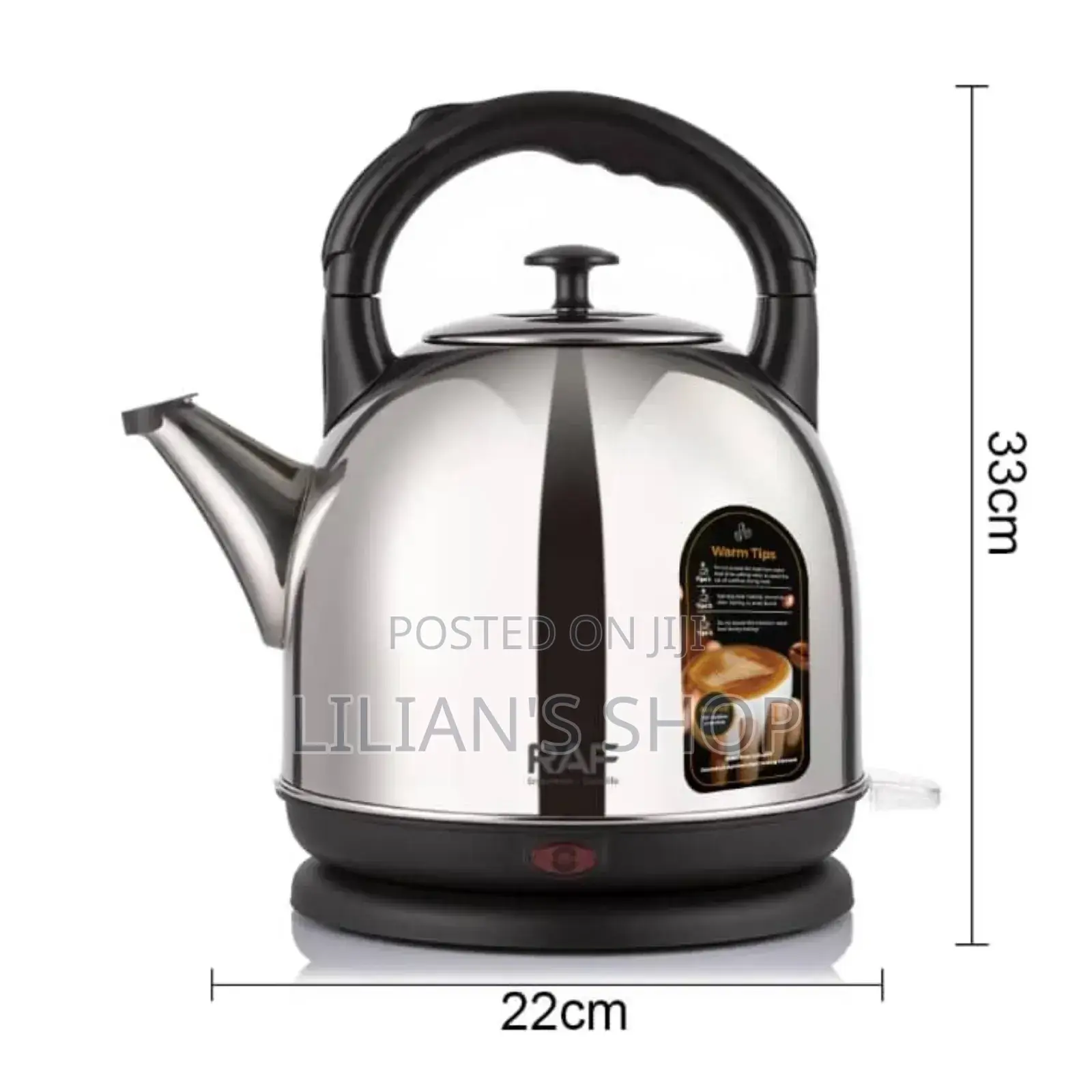 Raf R.7310 4litrs Electric Kettle