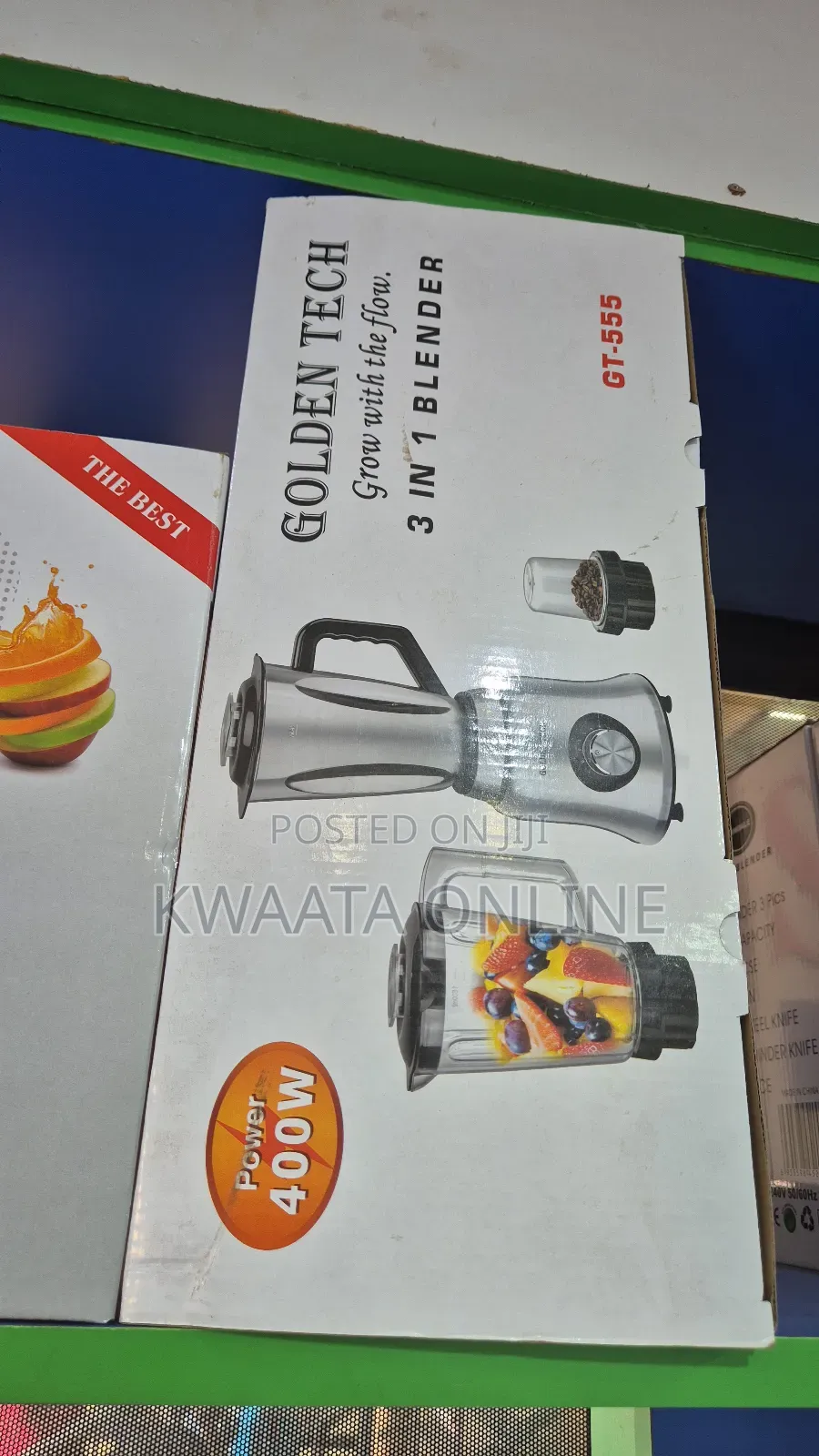 1.5l Golden Tech 3-in-1 Heavy Duty Commercial Blender – 400w