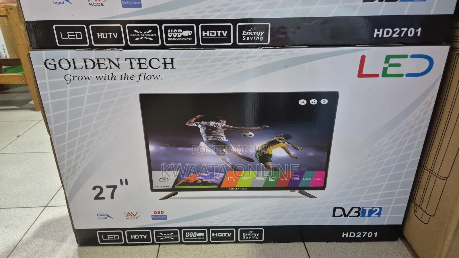 27inch Golden Tech Digital Tv With Inbuilt Free to Air Decoder
