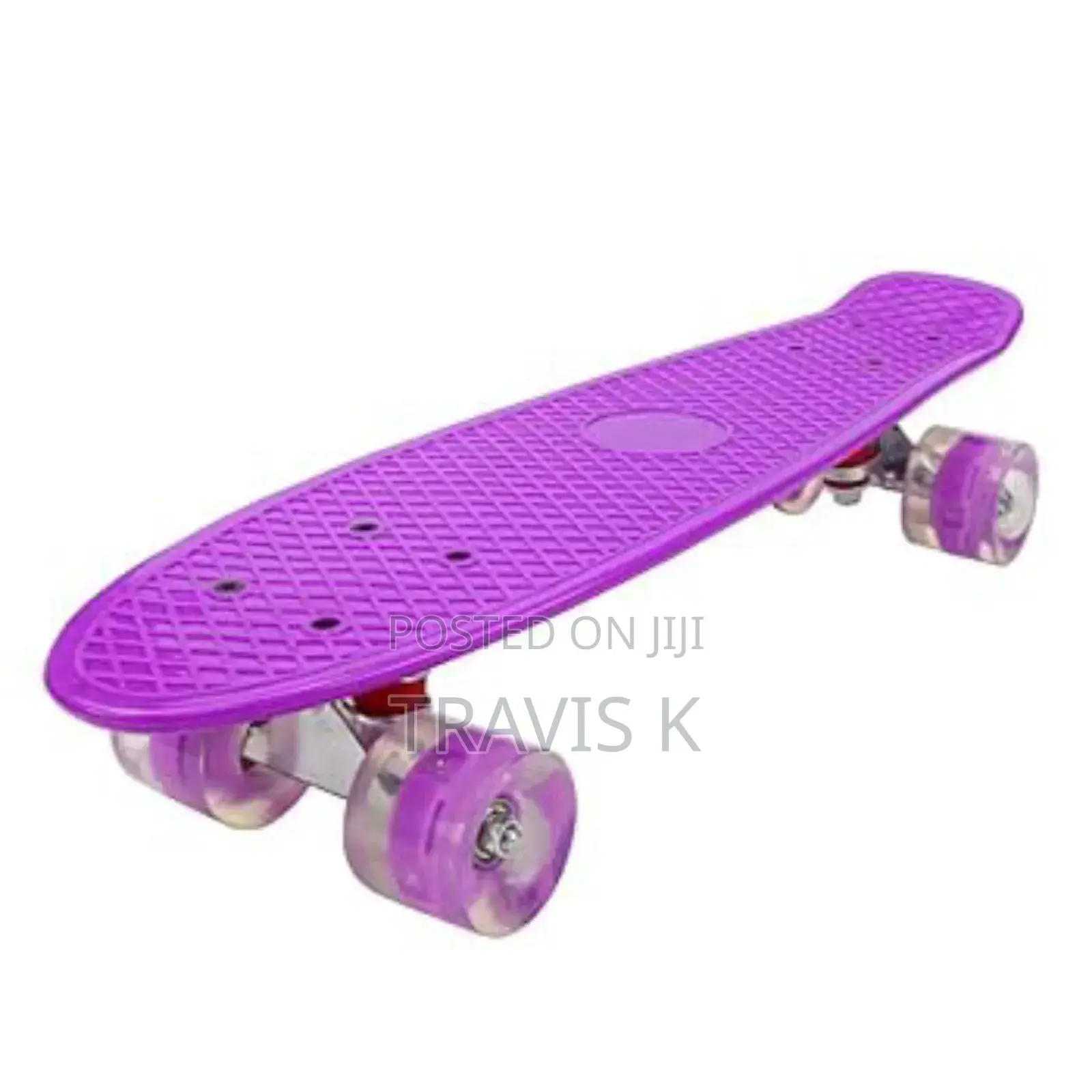 21 Inch Beginner Skateboard for Girls/Boys, Plastic Deck Cruiser