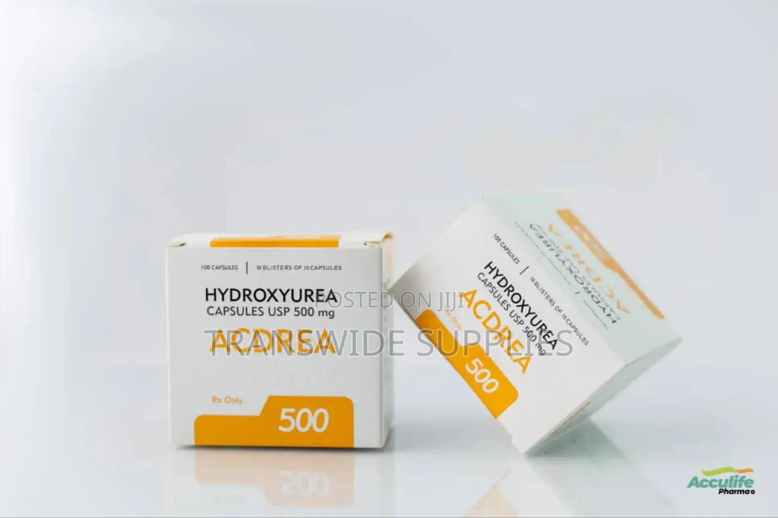 Hydroxyurea 500mg Acdrea 100 Capsules - For Sickle Cell Patients