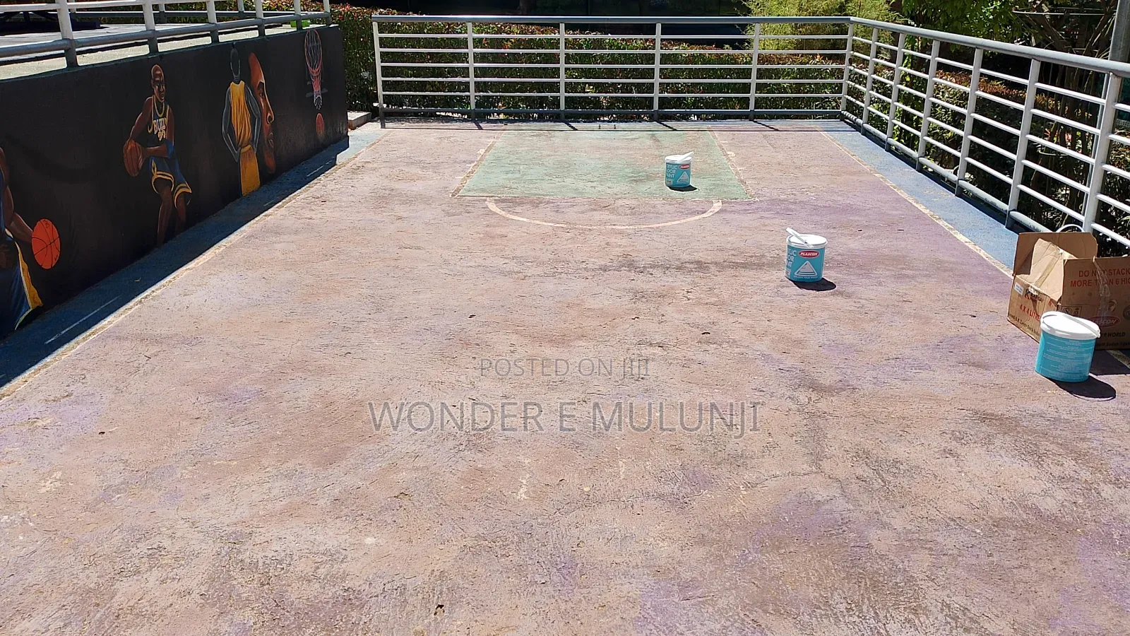 Paint House Basket Ball Painting Concepts Both Mini Standard Courts