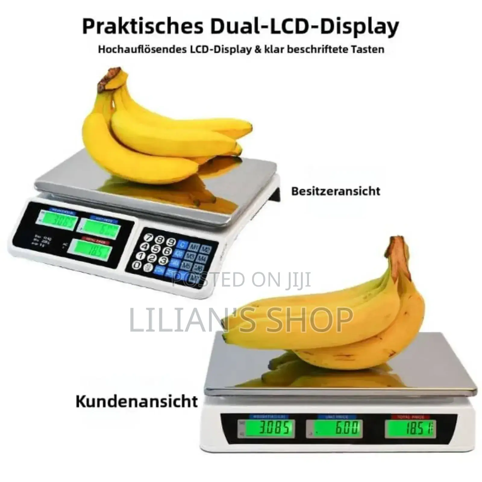 Good 40kg Rechargeable Price Computing Scale