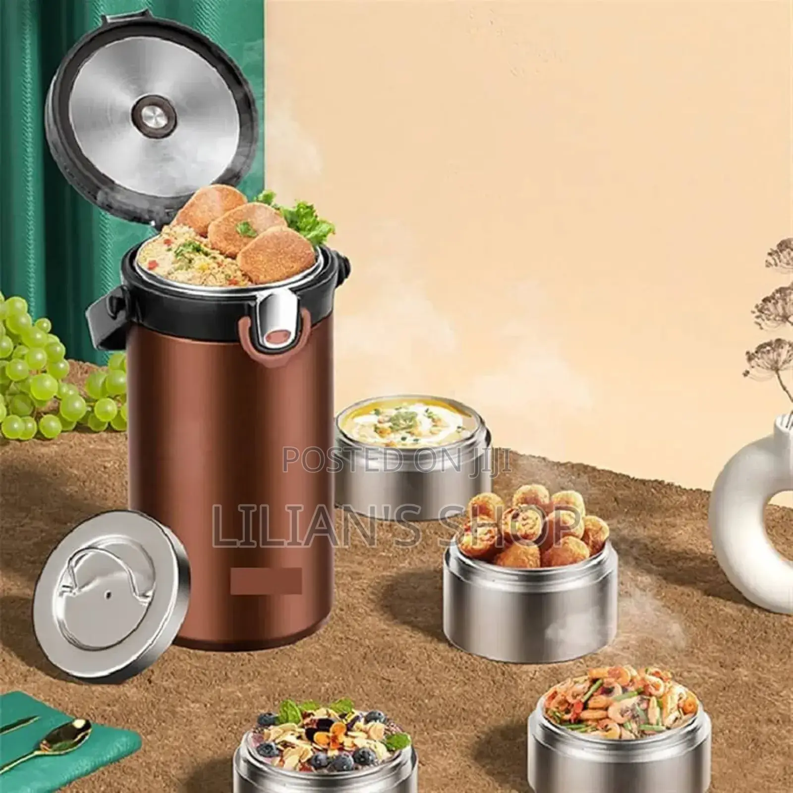 3litres Multi Compartment Lunch Box